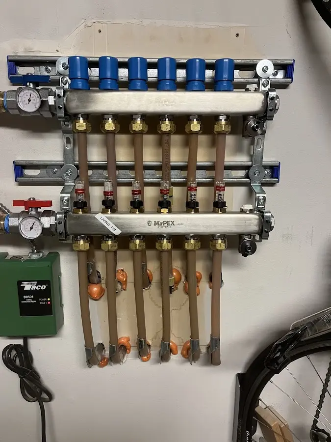 Plumber performing Leak Detection at a residential property in Castle Rock